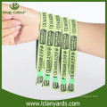 Personalized custom unique disposable fabric wristbands for activity